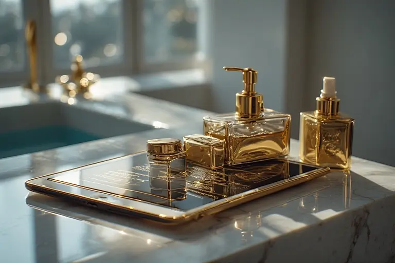 A close-up of the luxury details included in the cost of a night at Burj Al Arab